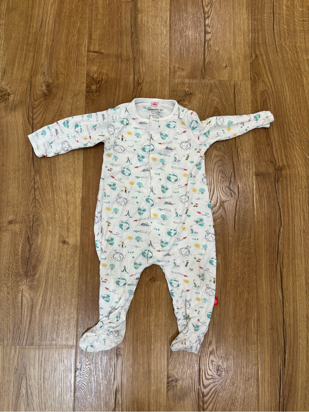 Magnetic Me Modal Bamboo World Traveler Onesie